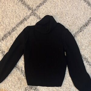 Saks Fifth Avenue Black Turtleneck Sweater
